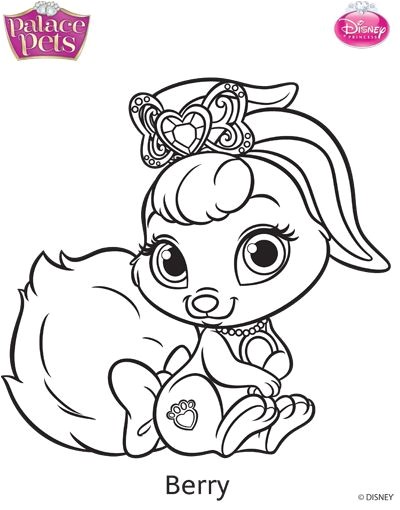 Princess Palace Pets Berry Coloring Page by SKGaleanaviantart on DeviantArt