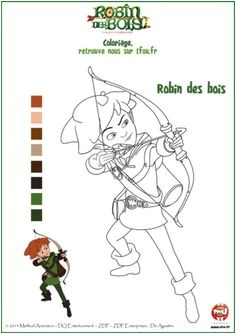 Robins Robin Hoods Coloring Pages European Robin