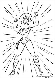 Print wonder woman 53 coloring pages Superhero