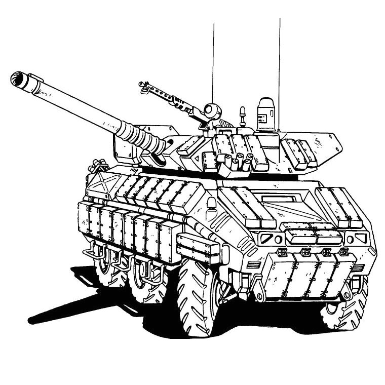 coloriage tank 50 [113 17