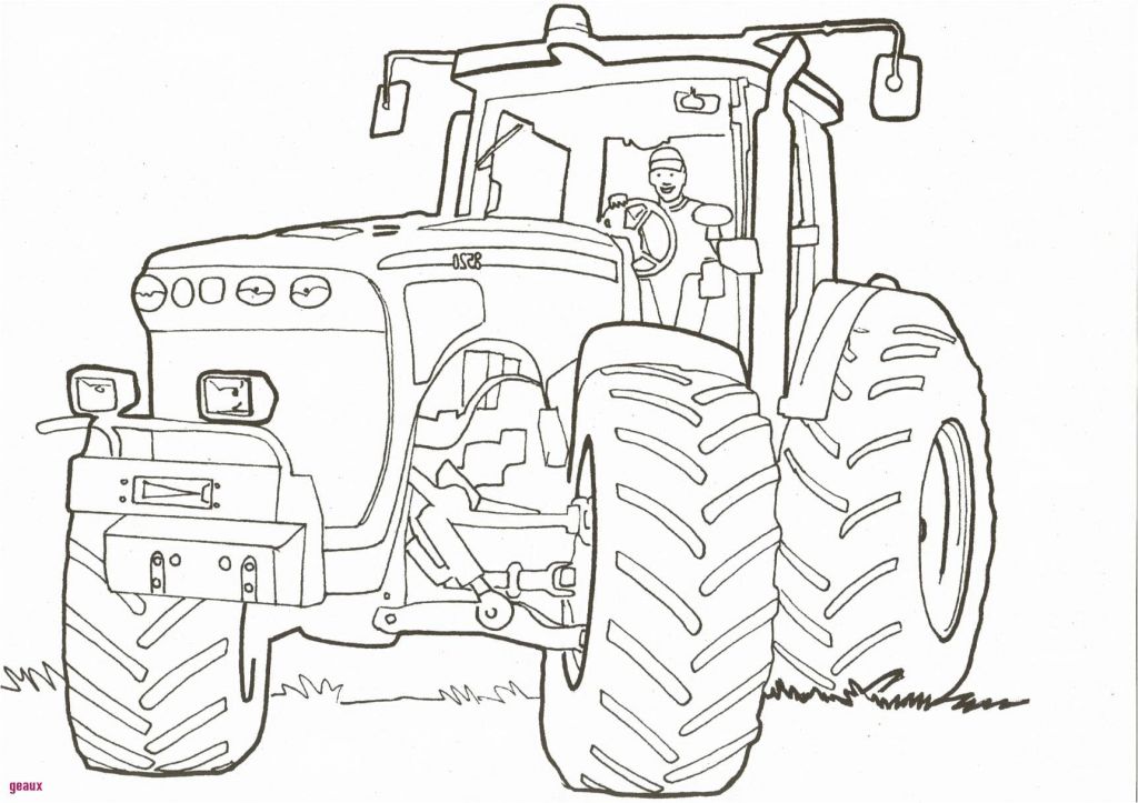 Coloriage Tracteur John Deere à Imprimer 24 Superbe Mod¨le Coloriage