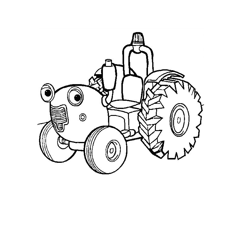 coloriage tracteur tom4