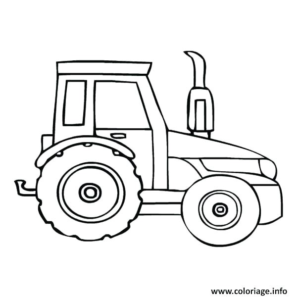 coloriage tracteur moderne agricole dessin coloriage tracteur tom greg