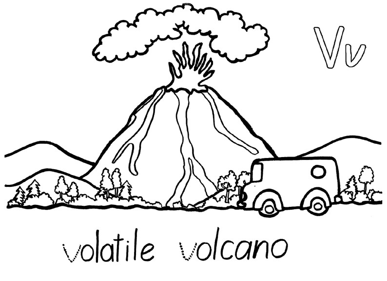 coloriage volcan 39 [24 13