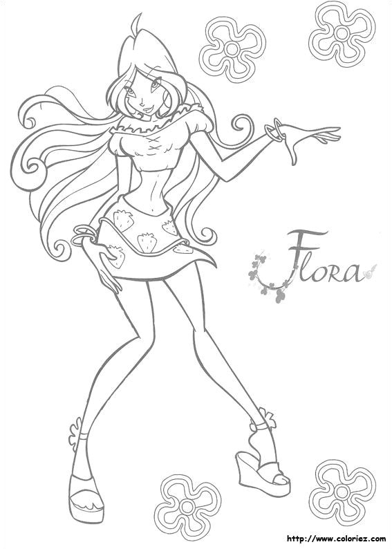 coloriage winx Más