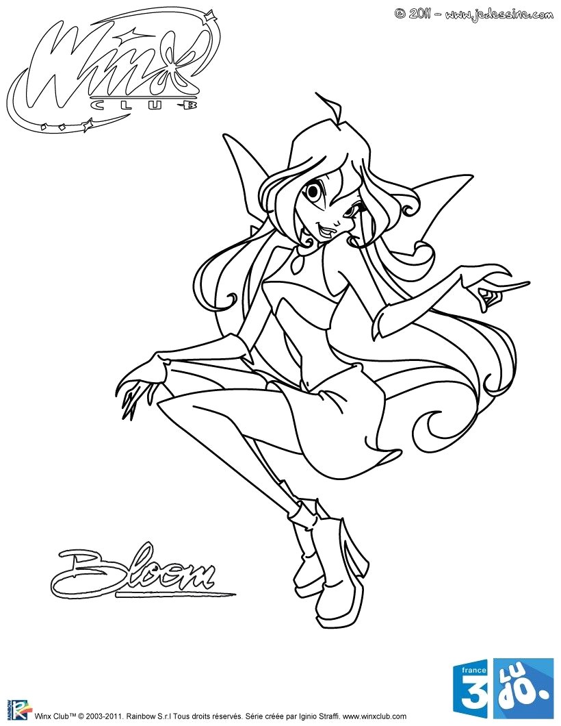 Jeux De Winx Gratuit Beau Winx Club Coloring Page Printable