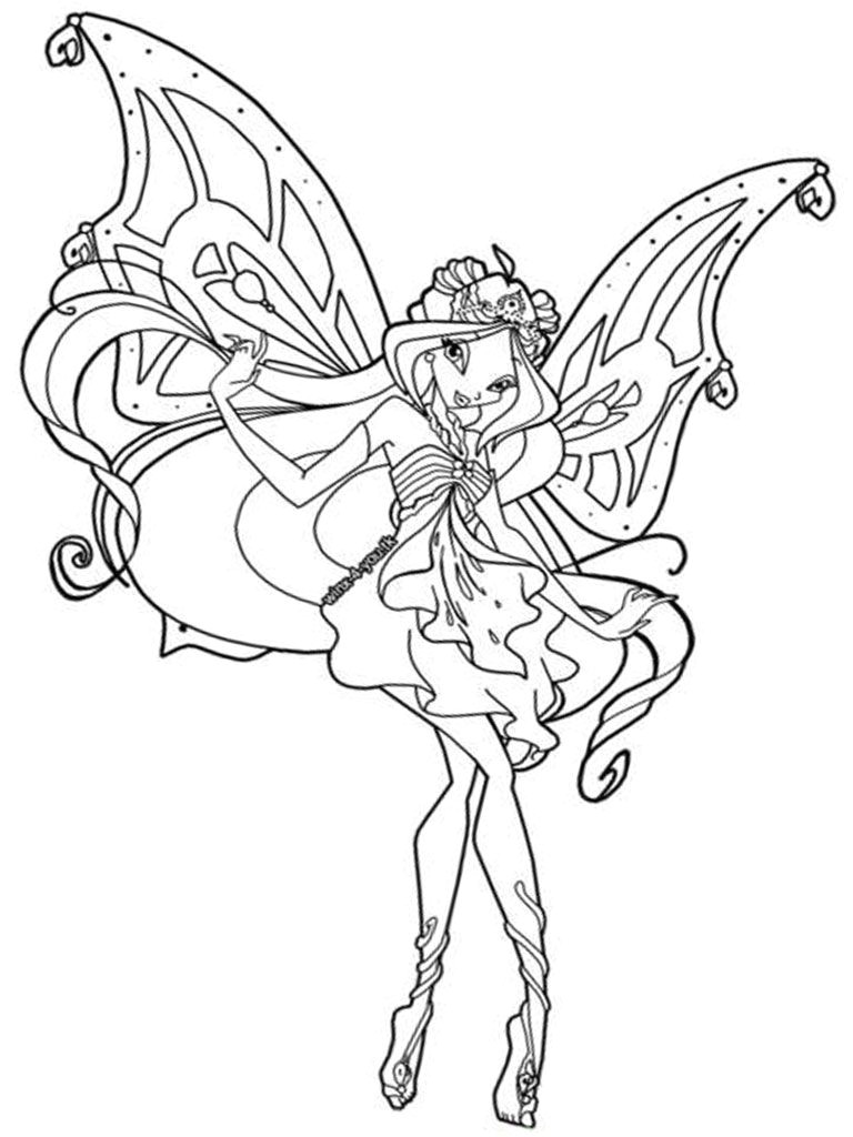 Download Winx Club Coloring Pages