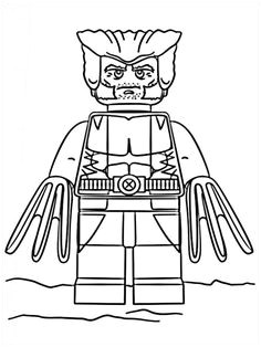 lego wolverine coloring pages printable and coloring book to print for free Find more coloring pages online for kids and adults of lego wolverine coloring