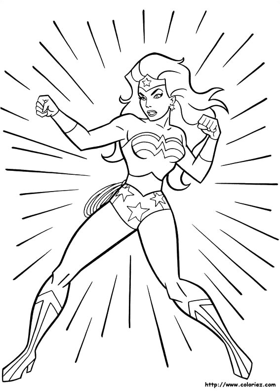 coloriage wonder wom