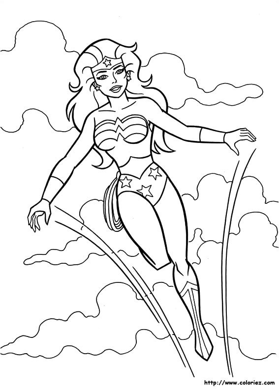 coloriage wonder wom