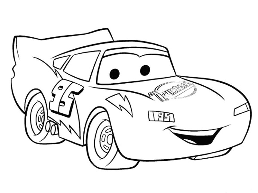 Coloriages Cars et dessins Cars 2 Coloriage de Flash McQueen