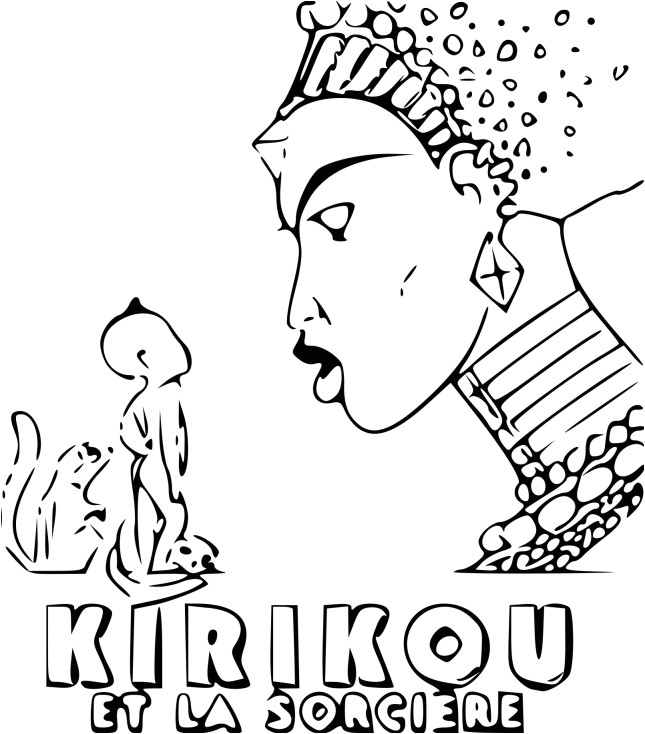 Dessin Coloriage Kirikou Coloriage Kirikou Et La sorci¨re   Imprimer Sur Coloriages Fo