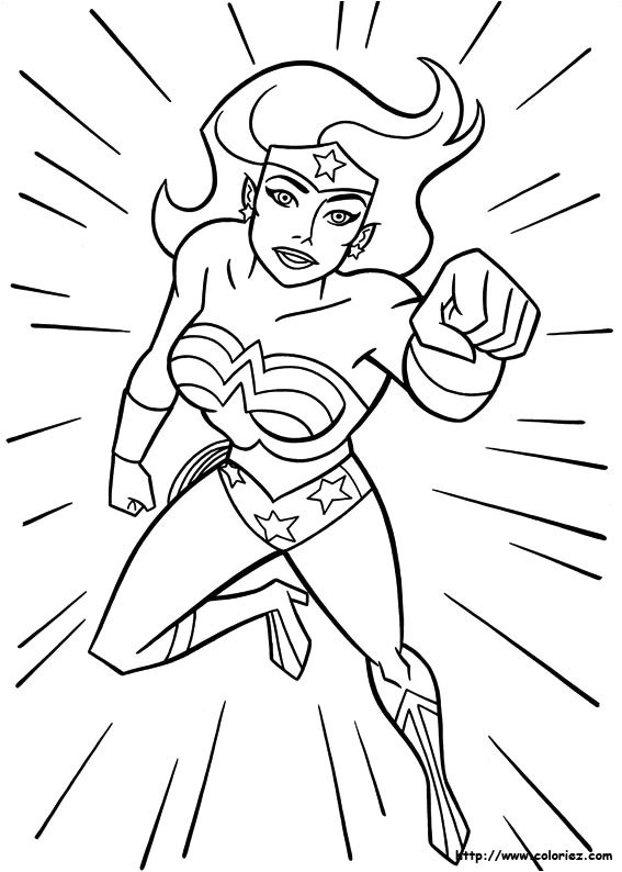 coloriage wonder wom