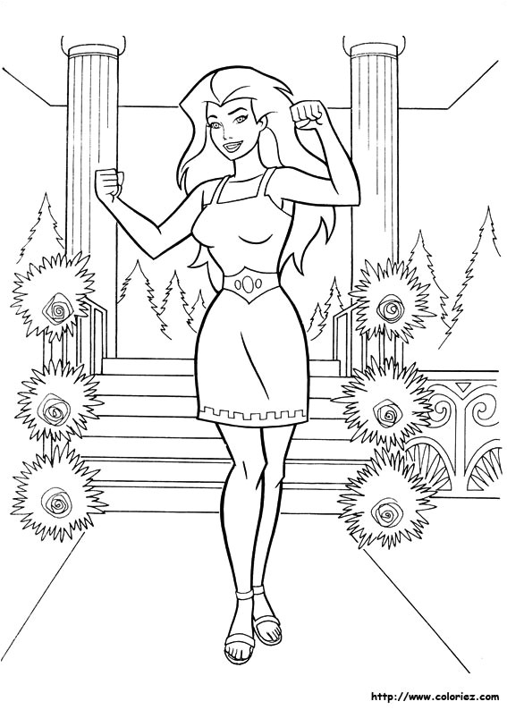 coloriage wonder wom