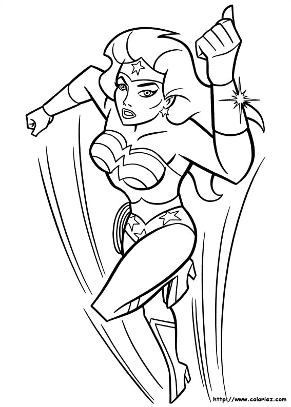 coloriage wonder wom