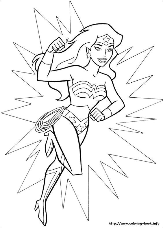 Wonder Woman coloring page