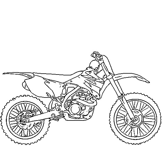 coloriage de dessin motocross moto coloriage gratuit