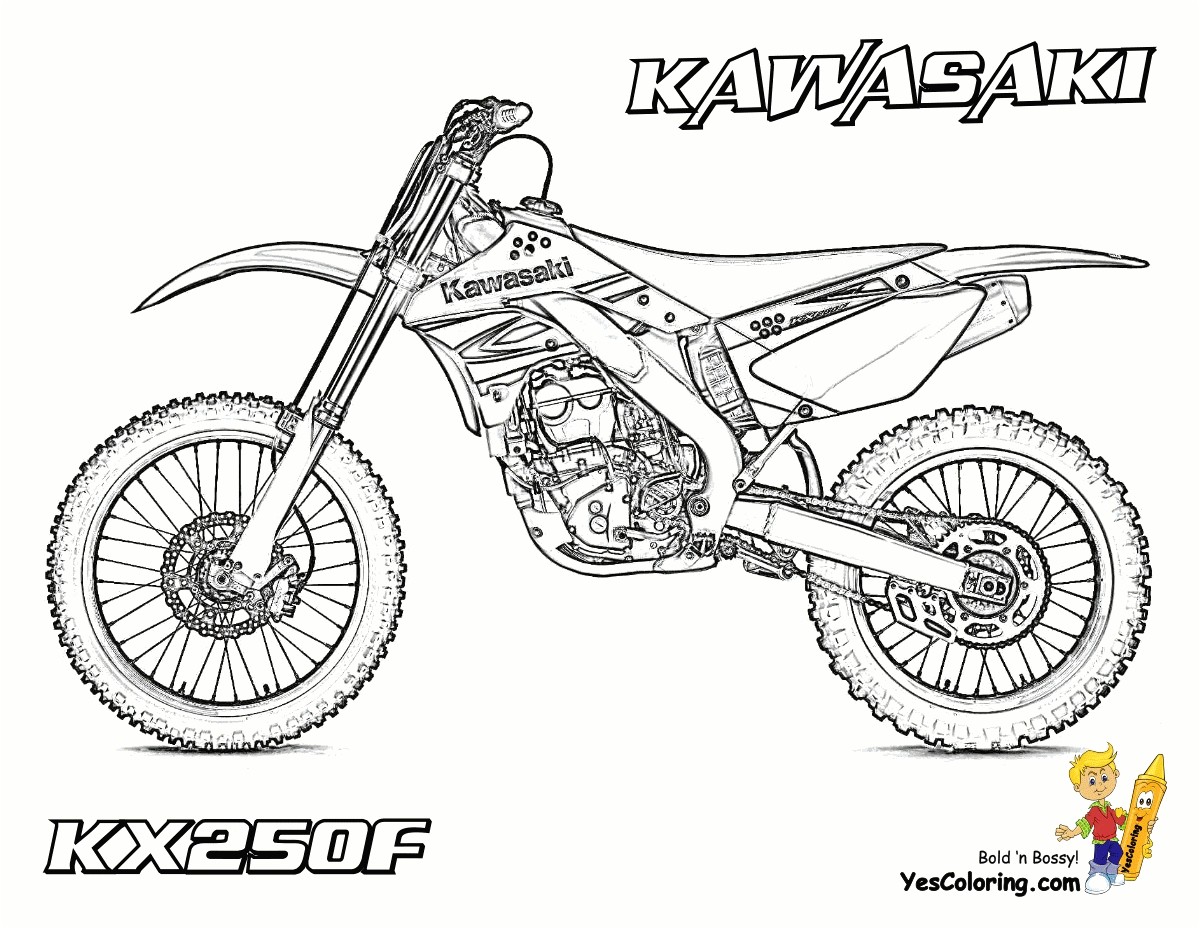 Dessins De Coloriage Motocross Imprimer Sur Laguerche En Dessin Moto Cross A Colorier 2 · 