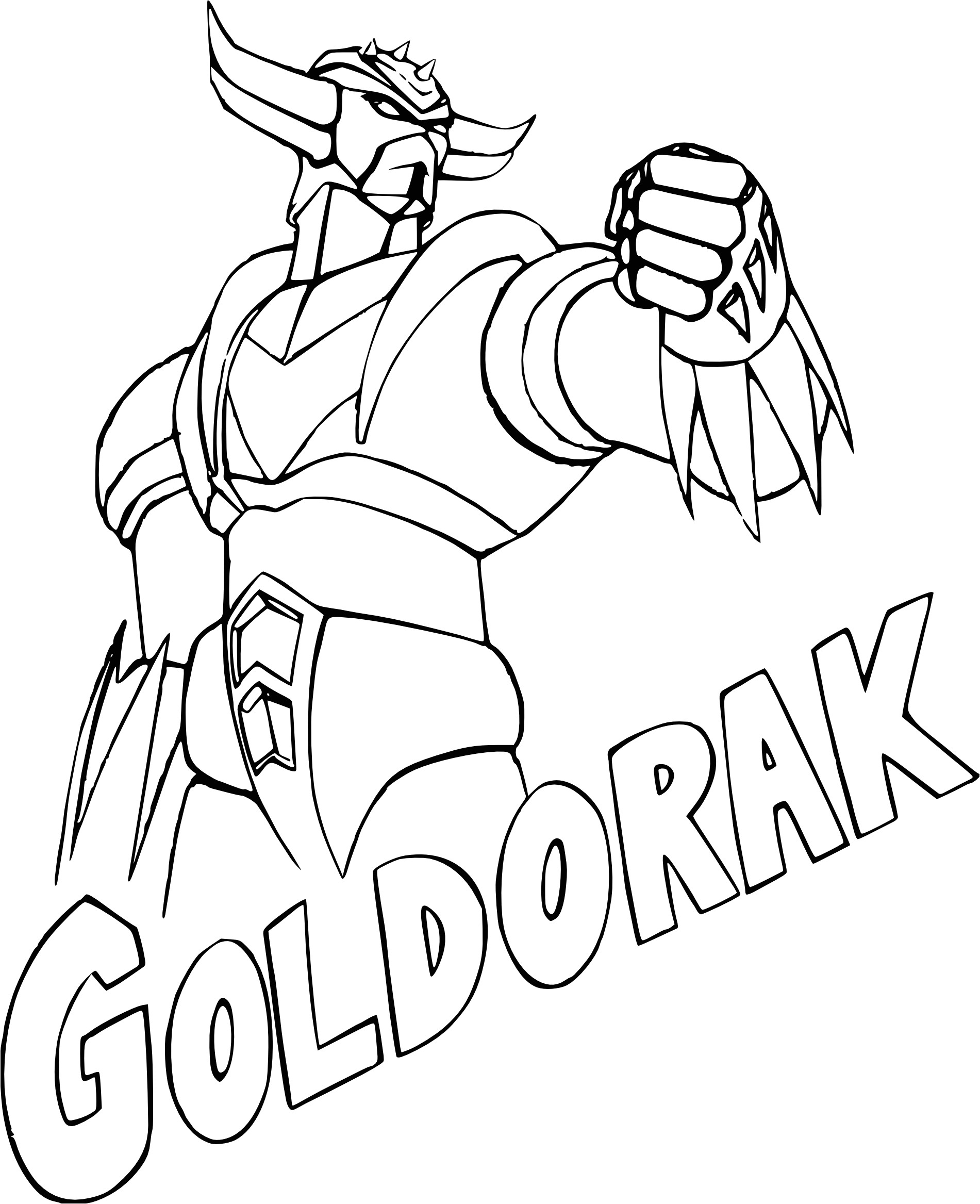 Dessins Coloriage Goldorak Imprimer Coloriage Goldorak   Imprimer