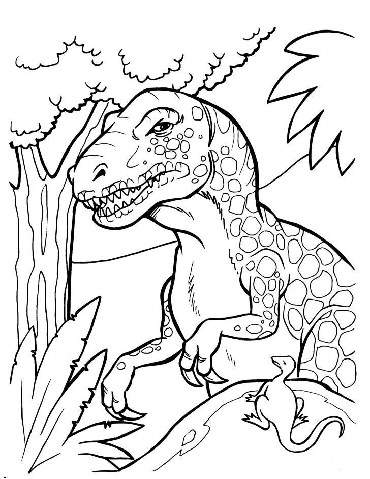 Coloring Ideas Sensasional T Rex Coloring Pages Beautiful Tyrannosaurus Rex Coloring Inspirational T Rex Colouring