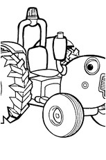 Coloriage ferme Coloriage tracteur tom