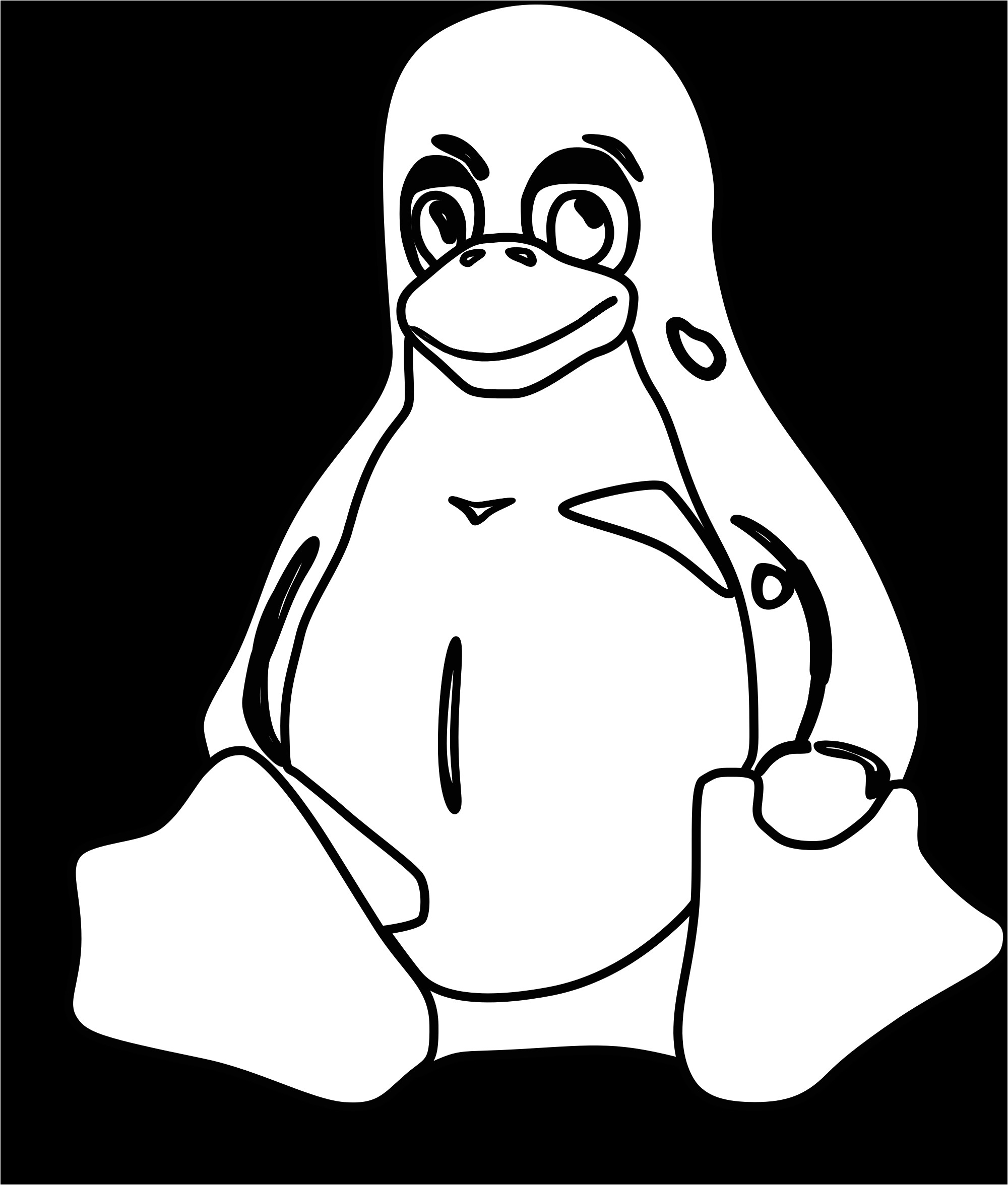 2000x2353 Tux Penguin Clip Art 53
