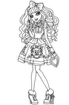 Ever After High Blon Locks Coloriage