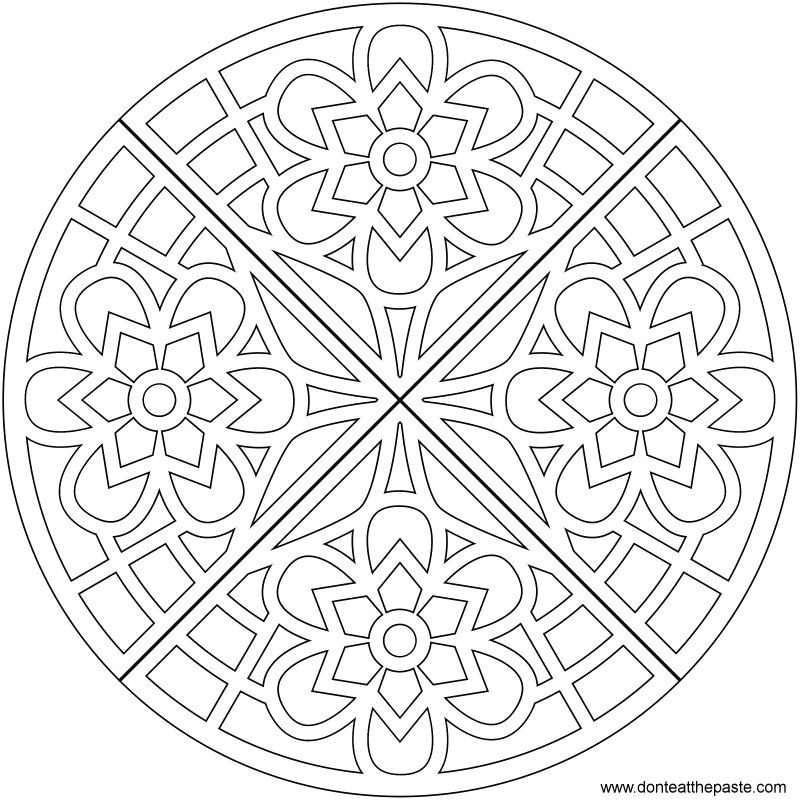 coloring pages for grownups Waffle mandala coloring page also available in transparent PNG format
