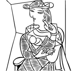 coloriage adulte picasso g 7 754750 pixels