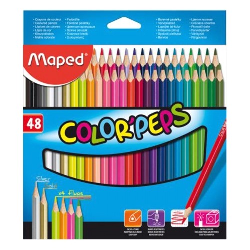 Pochette de 48 Crayons Color Peps Maped