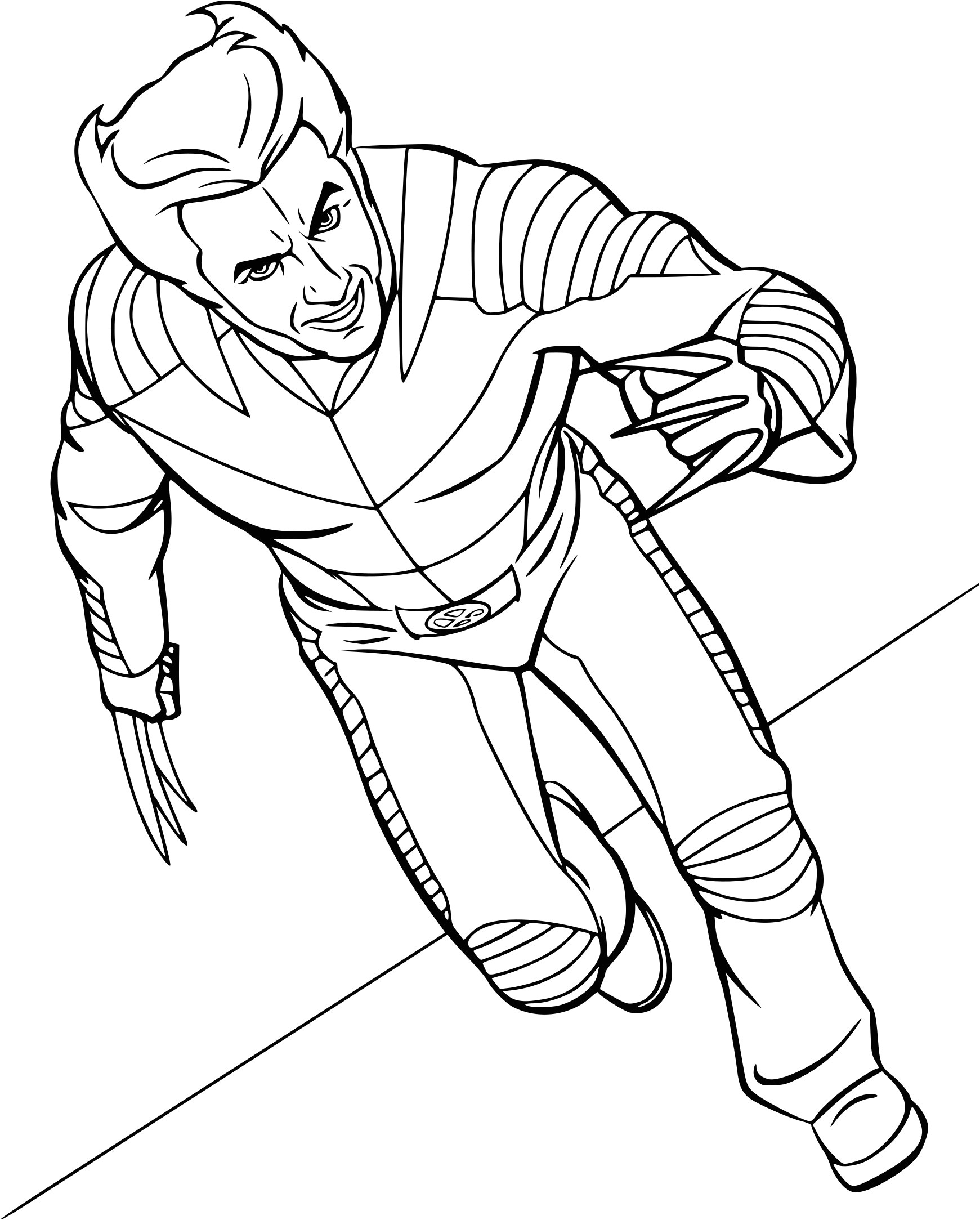 Coloriage Wolverine dessin