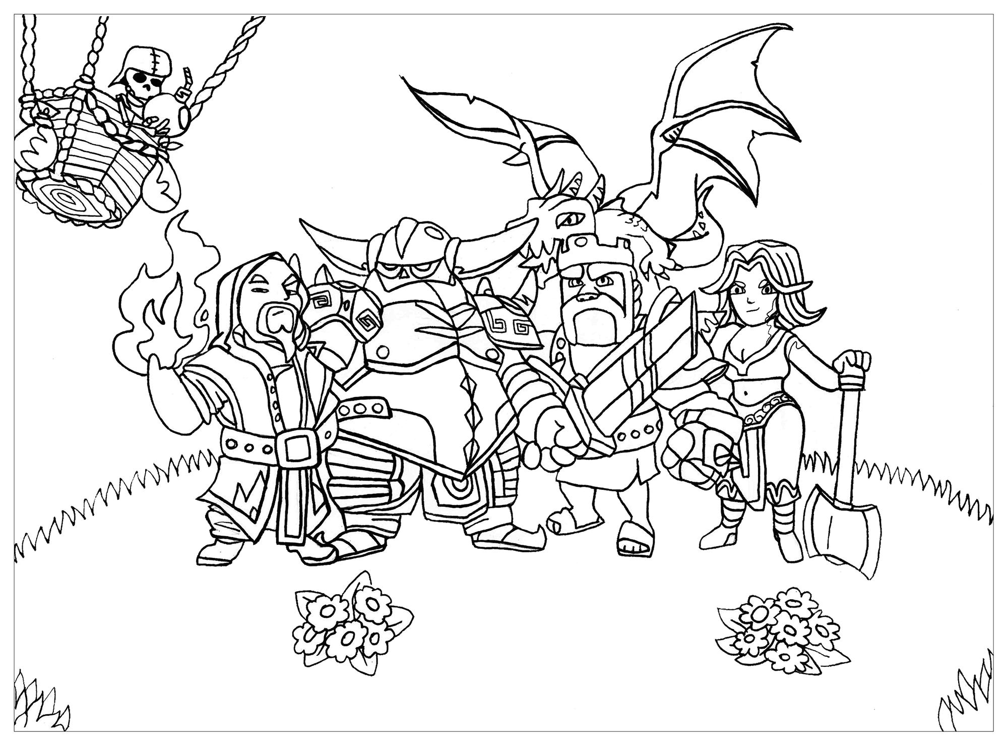 coloriage clash royal de luxe einzigartig coloriage de clash clans collection of coloriage clash royal