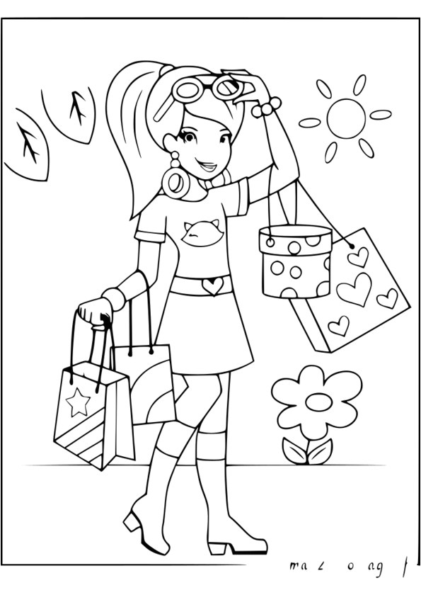 Coloriage En Ligne Pour Fille