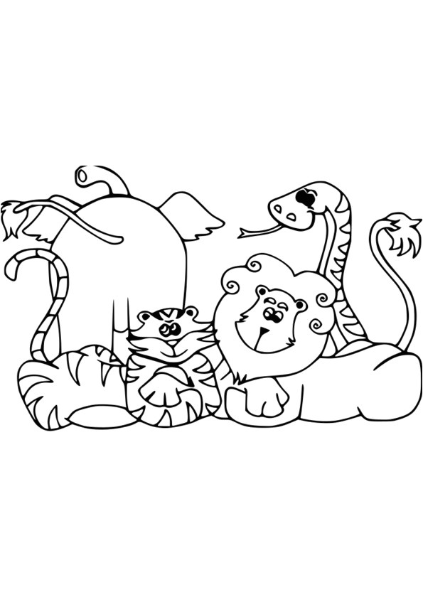 coloriage animaux