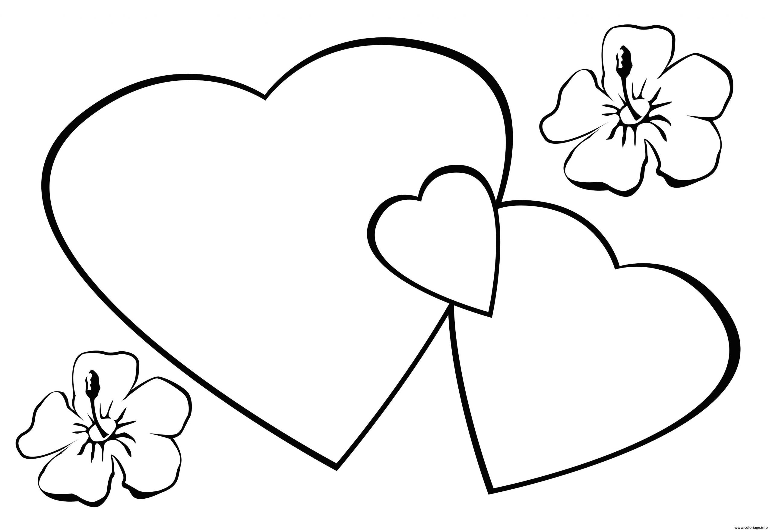 coloriage d amour a imprimer gratuit 22 top dessin de coeur d amour  imprimer