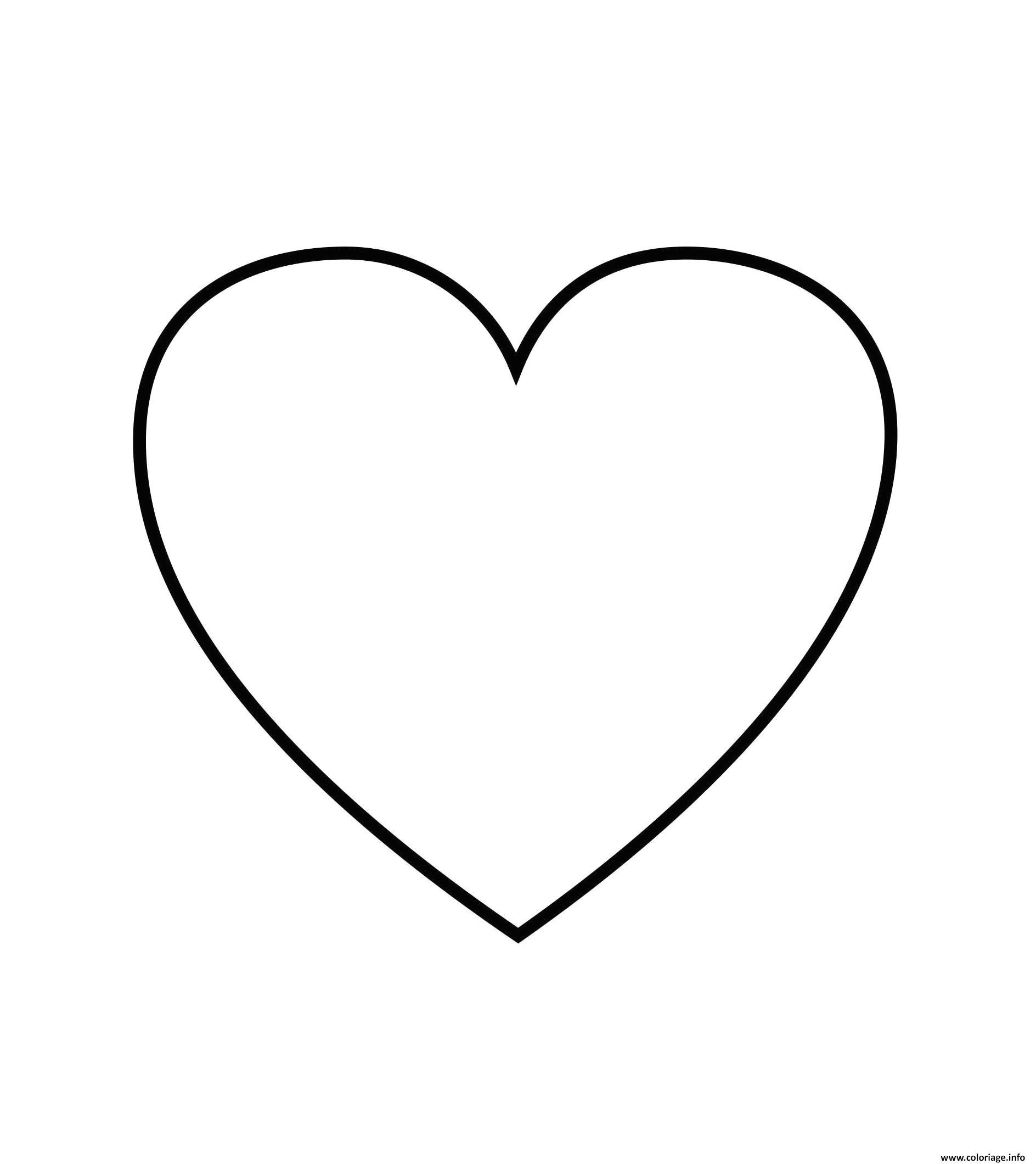 coloriage de coeur d amour a imprimer 22 top dessin de coeur d amour  imprimer 2