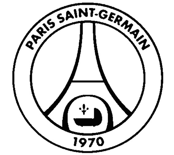 kleurplaat logo paris saint germain