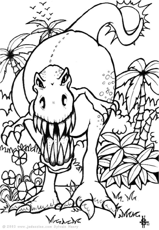 coloriage dinosaure en ligne gratuit
