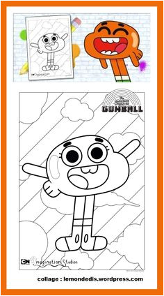 Coloriage à Imprimer Gumball Et Darwin Les 9 Meilleures Images De Gumball