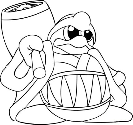 kirby coloring pages of nintendo kirby