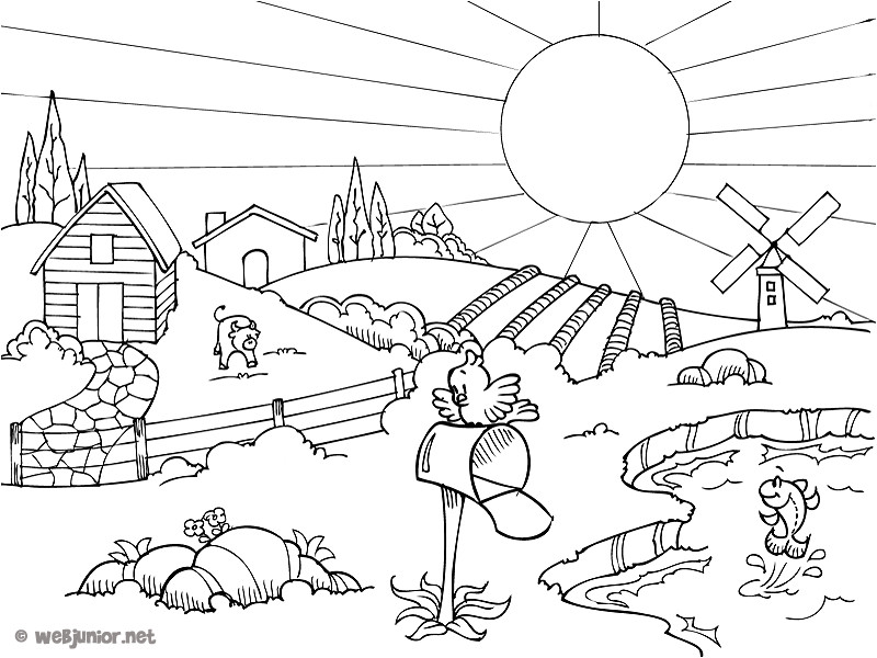 coloriage campagne 1