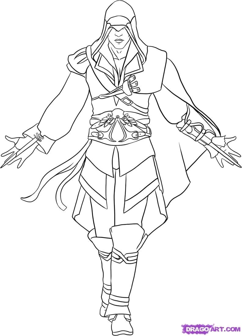 coloriage assassin s creed 1