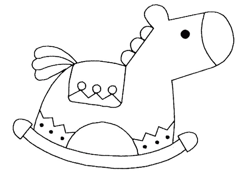 dibujo caballo juguete cqepr48LK