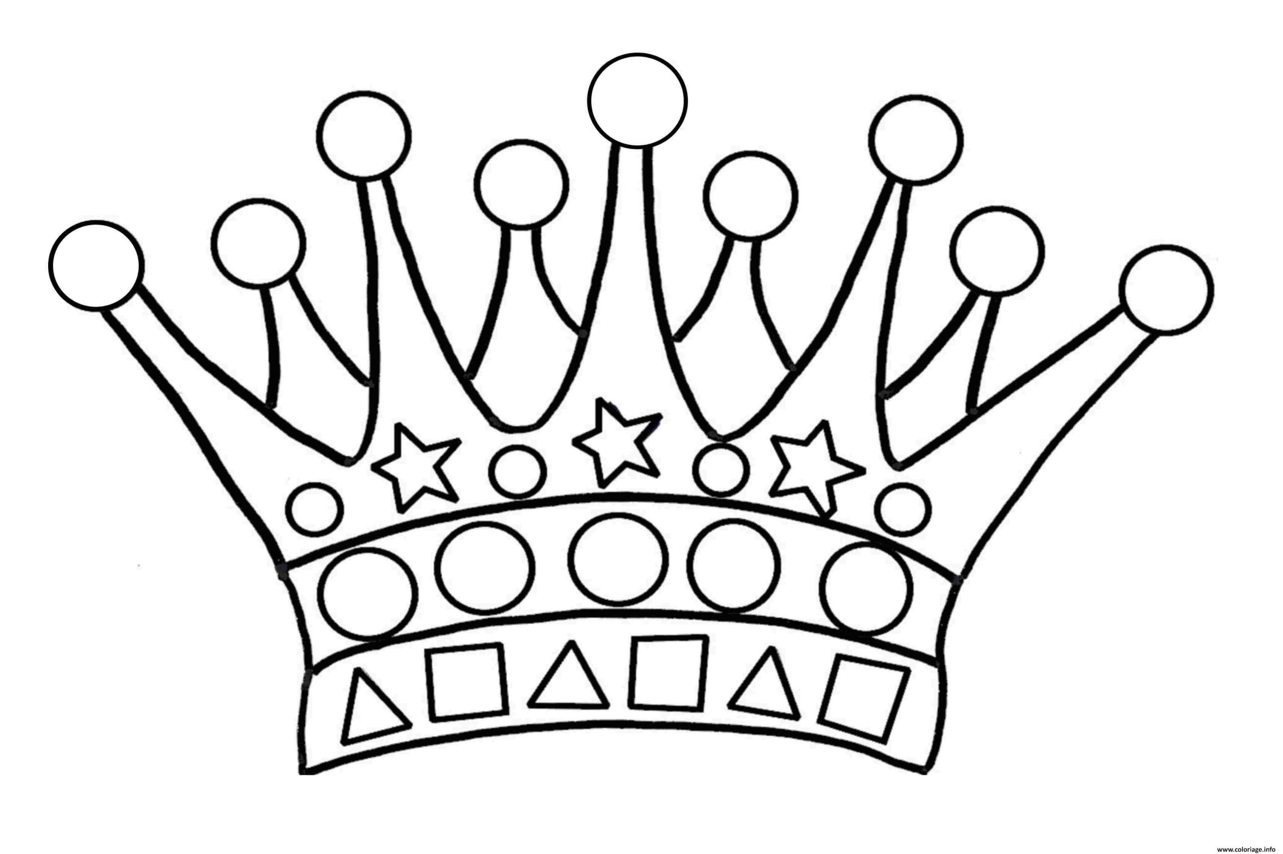 couronne des rois coloriage dessin