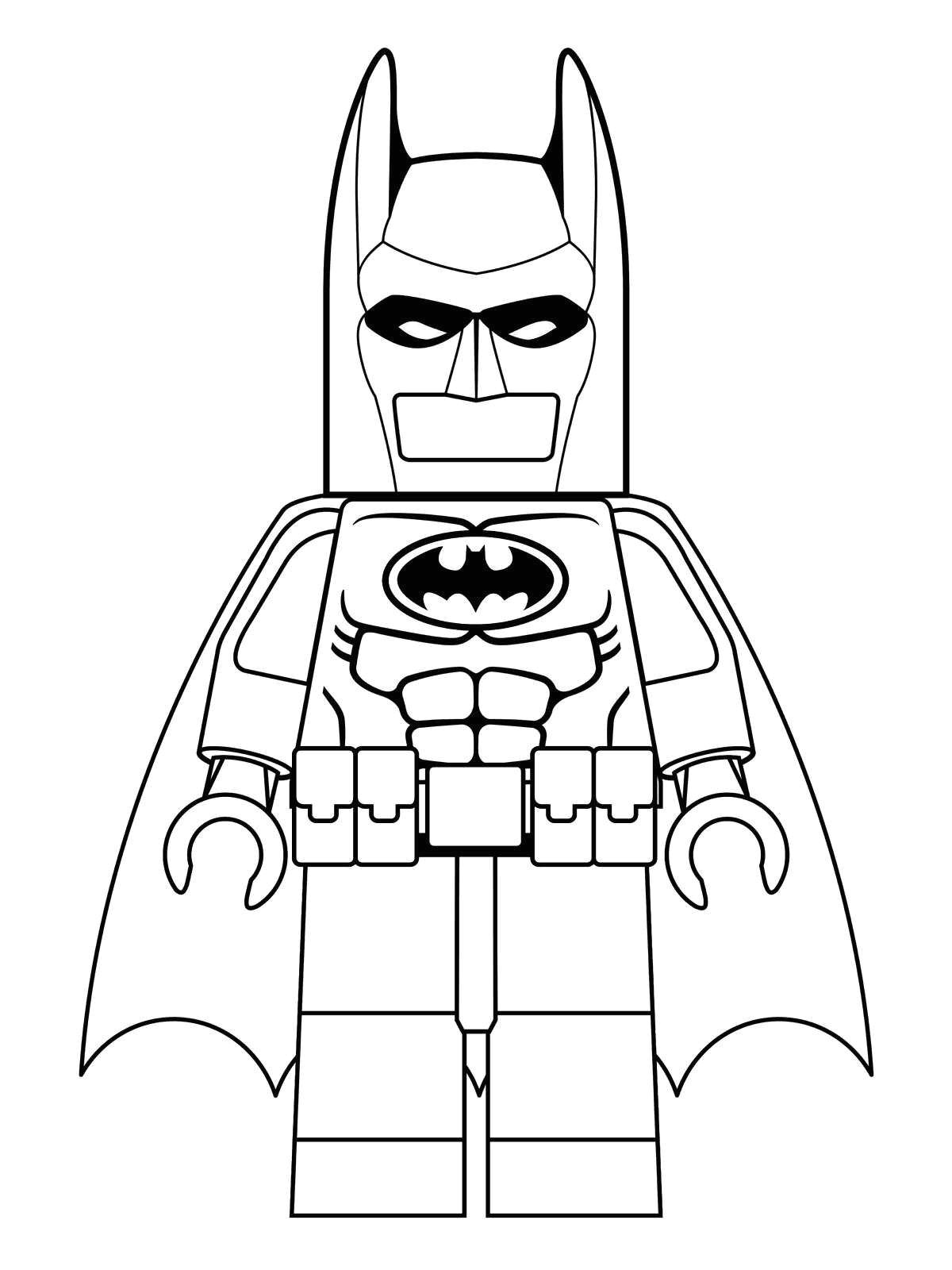 dc batman coloring pages 8