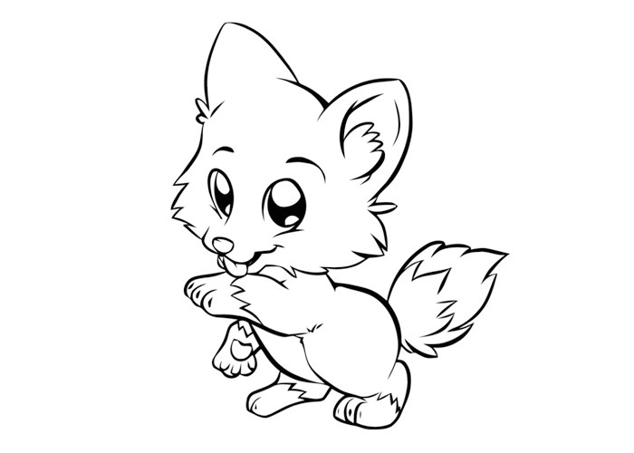 cartoon puppy coloring pages