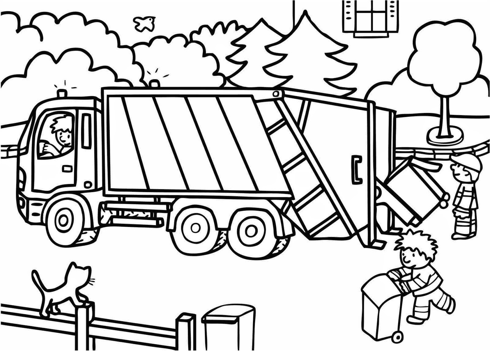 coloriage camion poubelle hugolescargot dessins gratuits colorier coloriage camion poubelle imprimer of coloriage camion poubelle hugolescargot
