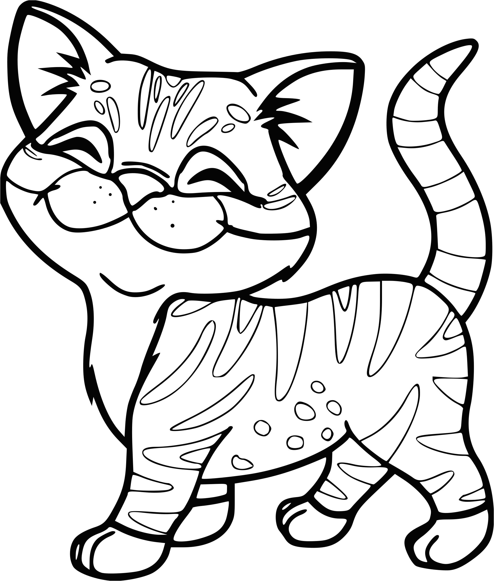 coloriage de chaton trop mignon a imprimer gratuitement dessin de chat trop mignon et facile fantastique construction image