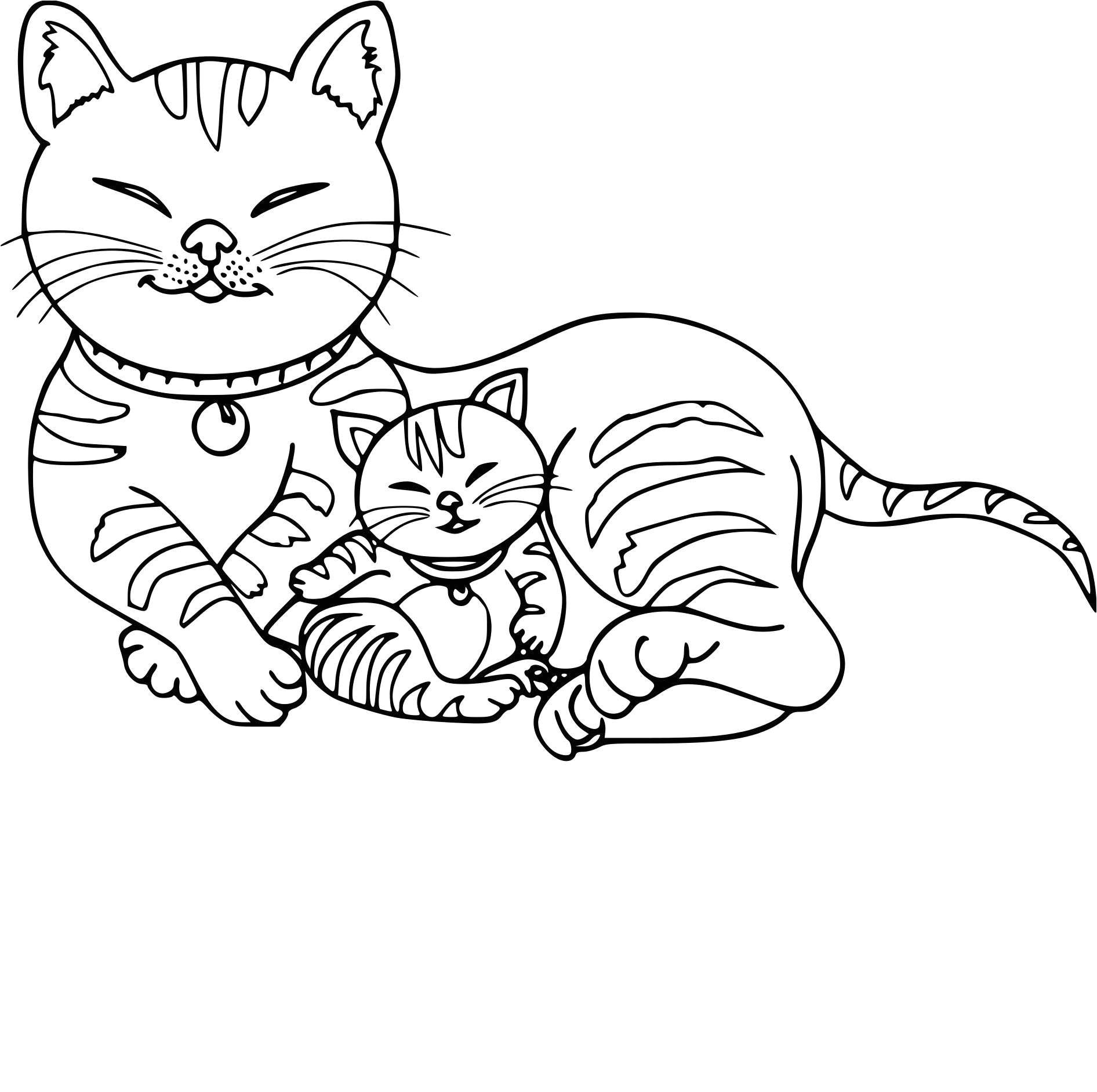 6649 inspirant image a colorier de chaton mademoiselleosaki 4896 chaton chat mignon coloriage dessin