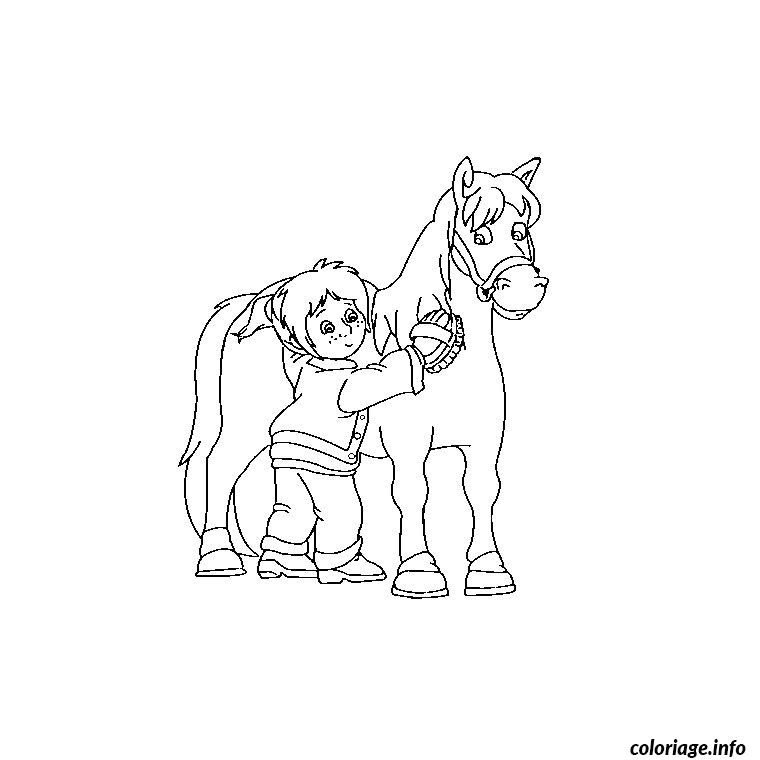 chevaux de trait coloriage dessin 280